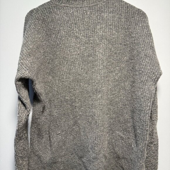 Madewell Grey Turtleneck Sweater M merino wool & alpaca - Picture 5 of 5